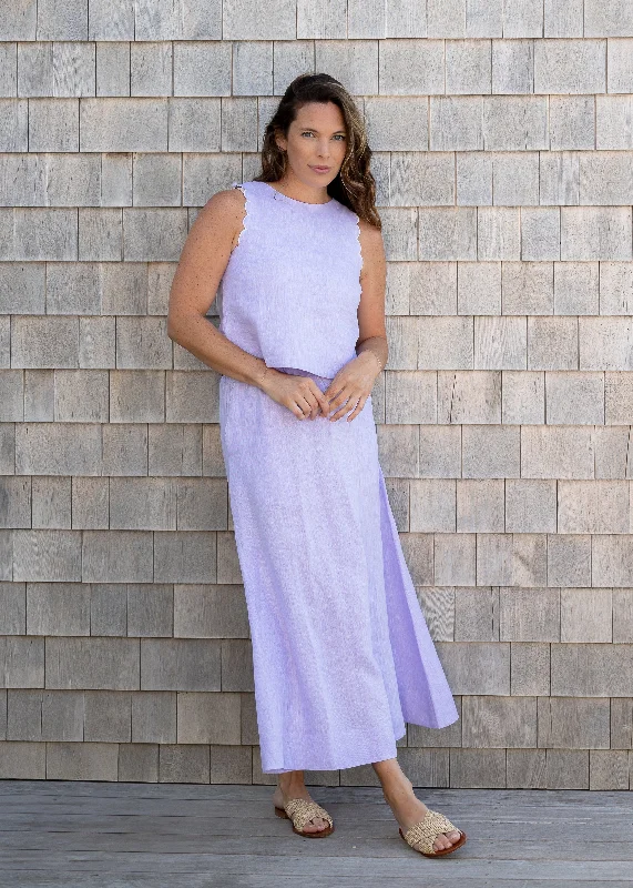 Lavender Chambray / S