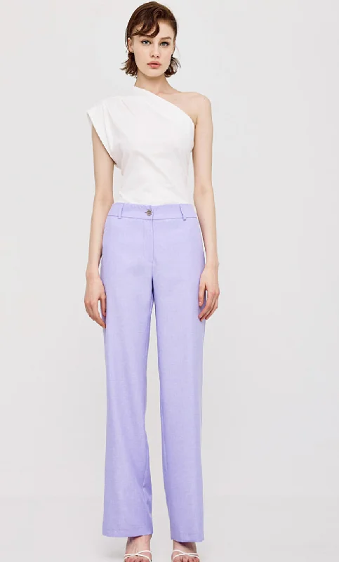 Access Fashion Lilac Wide Leg Pants