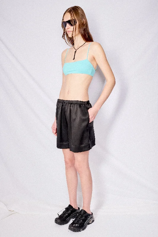 Black Cupro Boxer Short