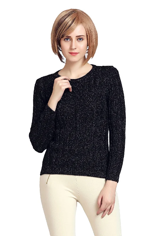 Black Sparkle Night Jumper