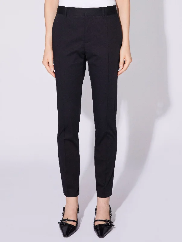 Roxy trousers in black stretch cotton