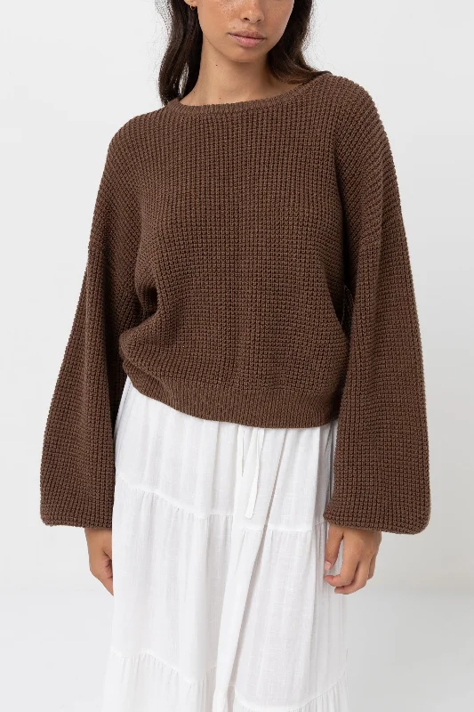 Classic Knit Jumper Chocolate