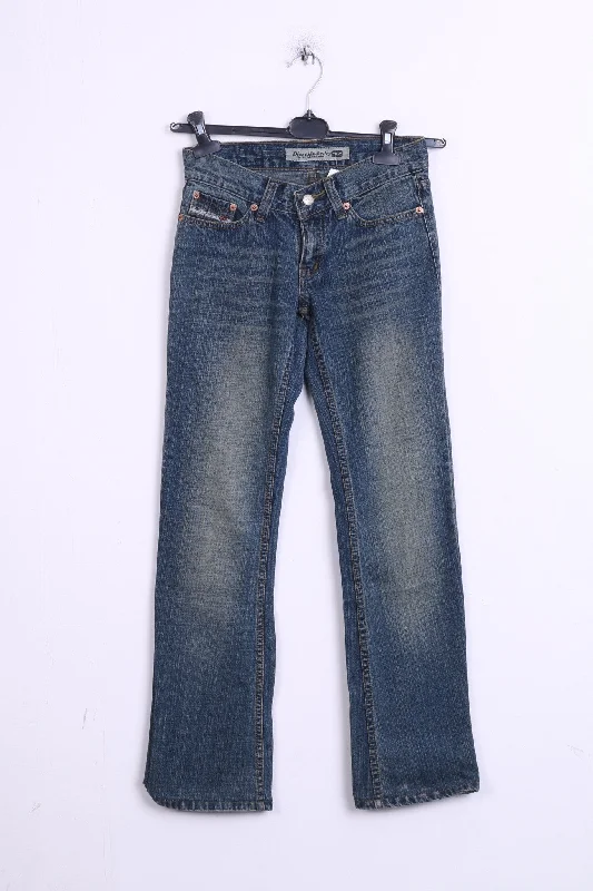 Diesel Industry Womens 26 Trousers Blue Cotton Denim Jeans