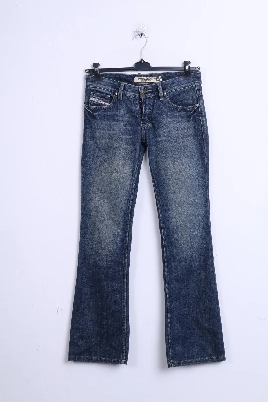 Diesel Industry Womens Trousers 28 Jeans Denim Blue Cotton Italy