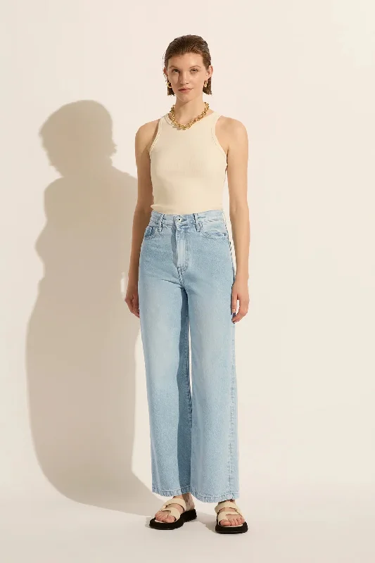 Ellie High Rise Wide Leg Jeans - Basis