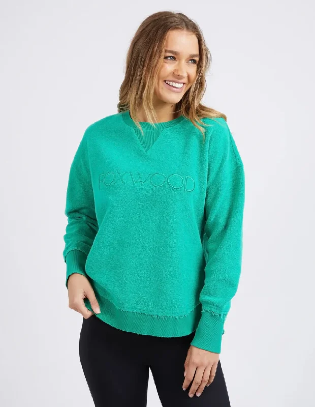 FOXWOOD COSY SIMPLIFIED CREW - Green