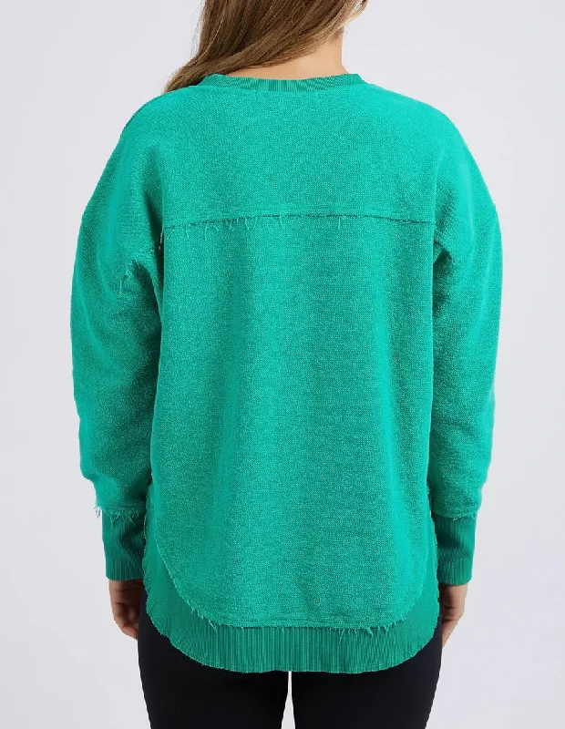 FOXWOOD COSY SIMPLIFIED CREW - Green