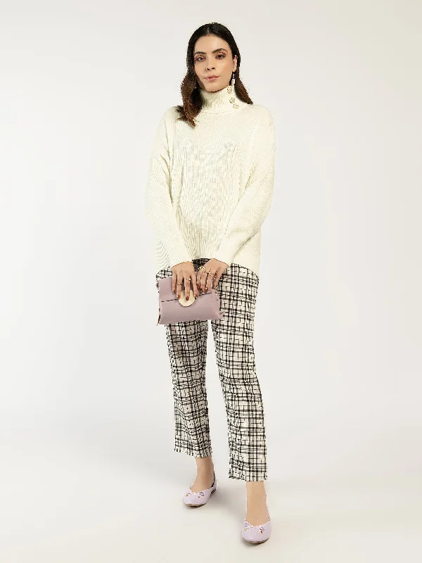 Pearl High Neck Sweater