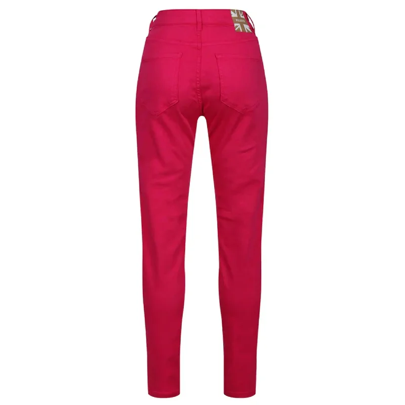 Icon Fuchsia High Waisted Jeans