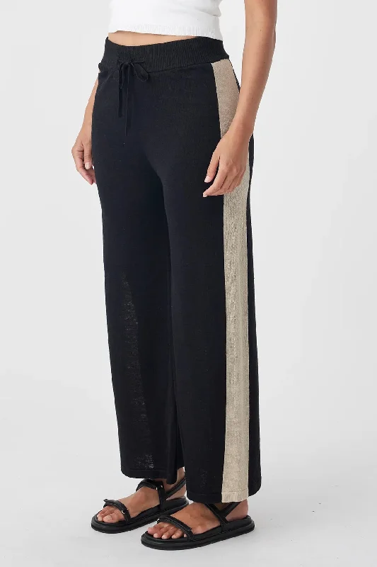 Larri Pant - Black & Taupe