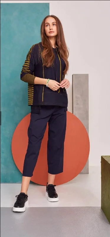 Naya Navy Wide Leg Trouser