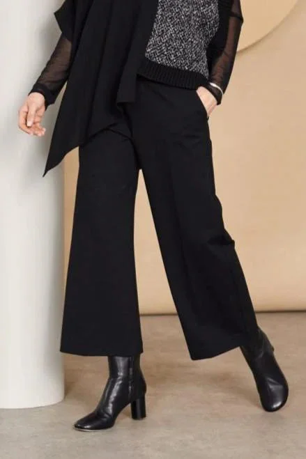 Naya Black Wide Leg Trouser