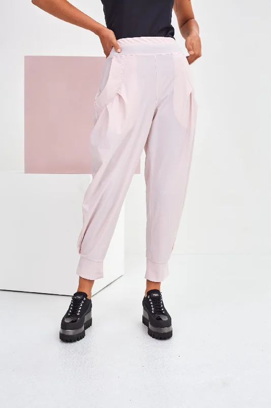 Naya Light Grey/Silver Tuck Pocket Trousers