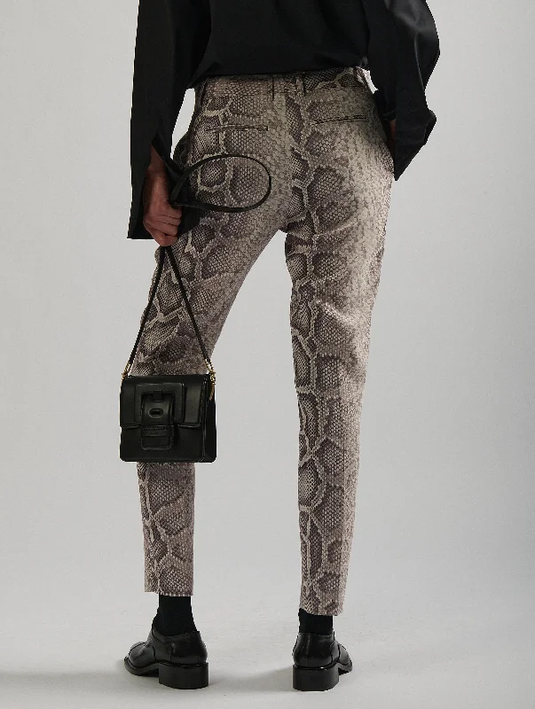 Python print crepe roxy trousers