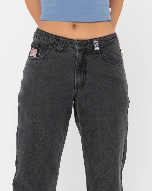 Rusty Low Rise Straight Leg Denim Jean