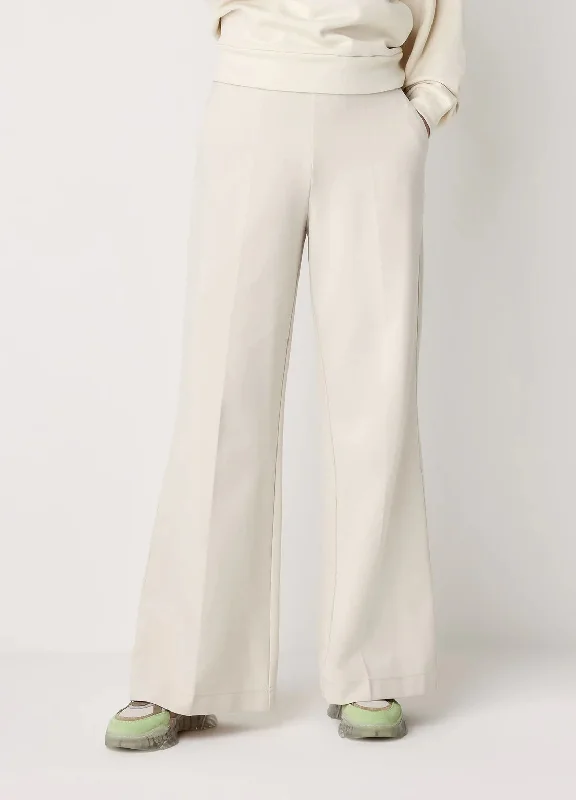 Summum Wide Leg Foam Trousers