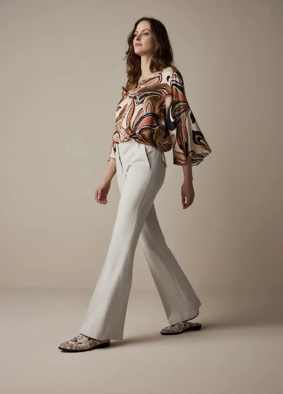 Summum White Trousers Milano