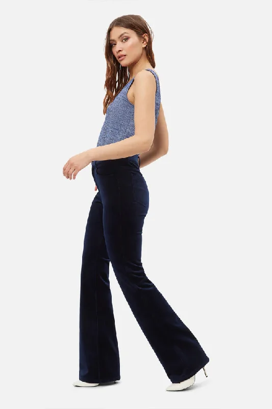 Traffic People Charade Velvet Cord Flare Trousers