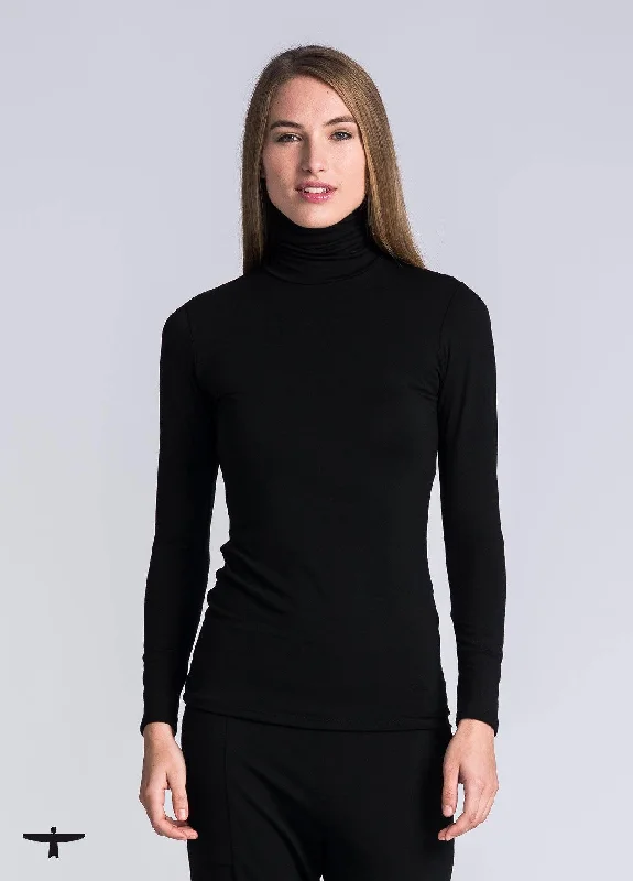 Womens Classic Roll Neck Top