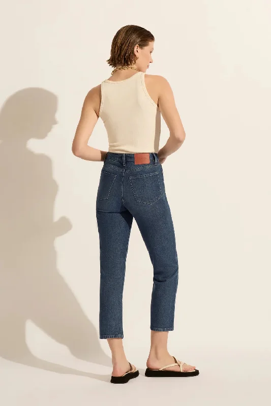 Zoe High Rise Straight Leg Jeans -  Stories