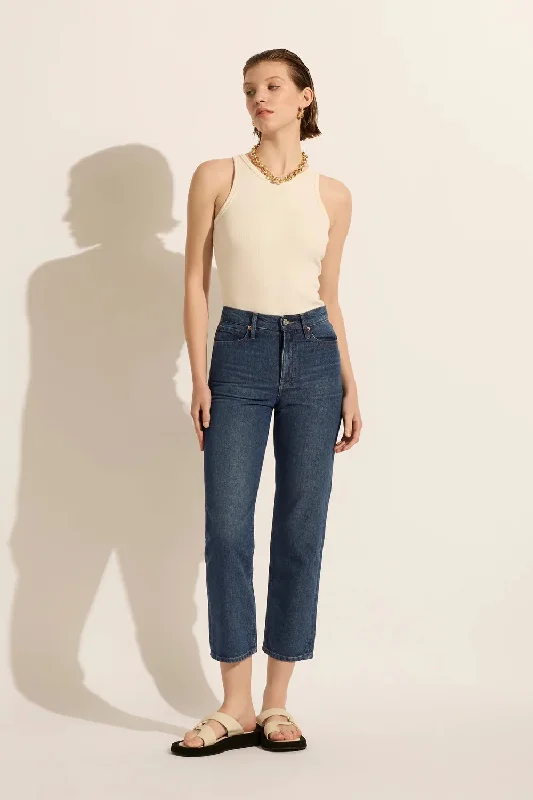 Zoe High Rise Straight Leg Jeans -  Stories