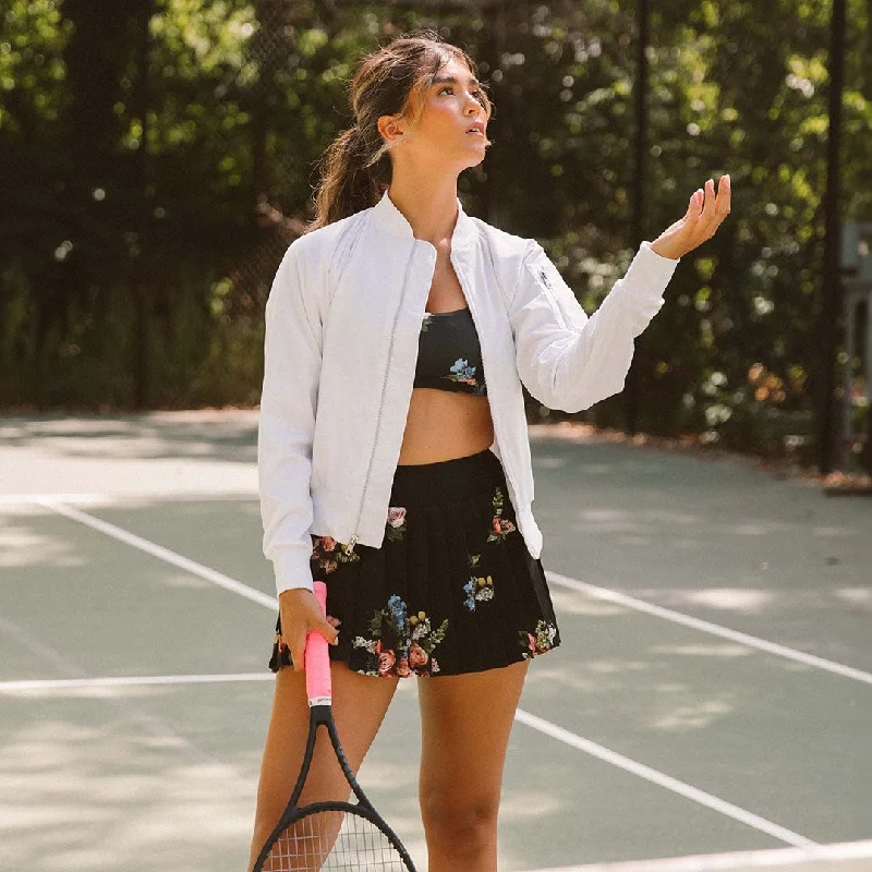 White Bomber Jacket