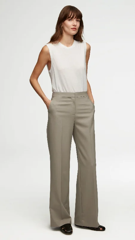 Wide Leg Trouser in Seasonless Wool | Laurel