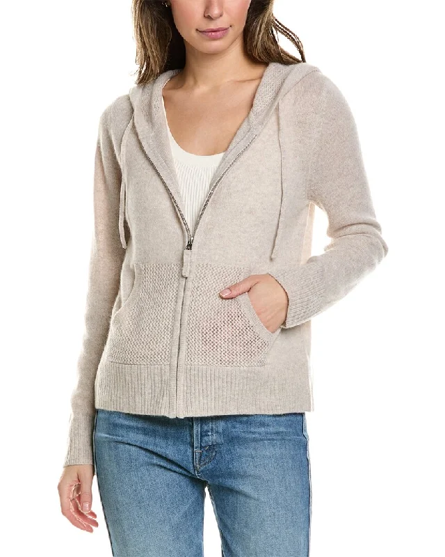 Alashan Cashmere Amelia Zip Cashmere Hoodie