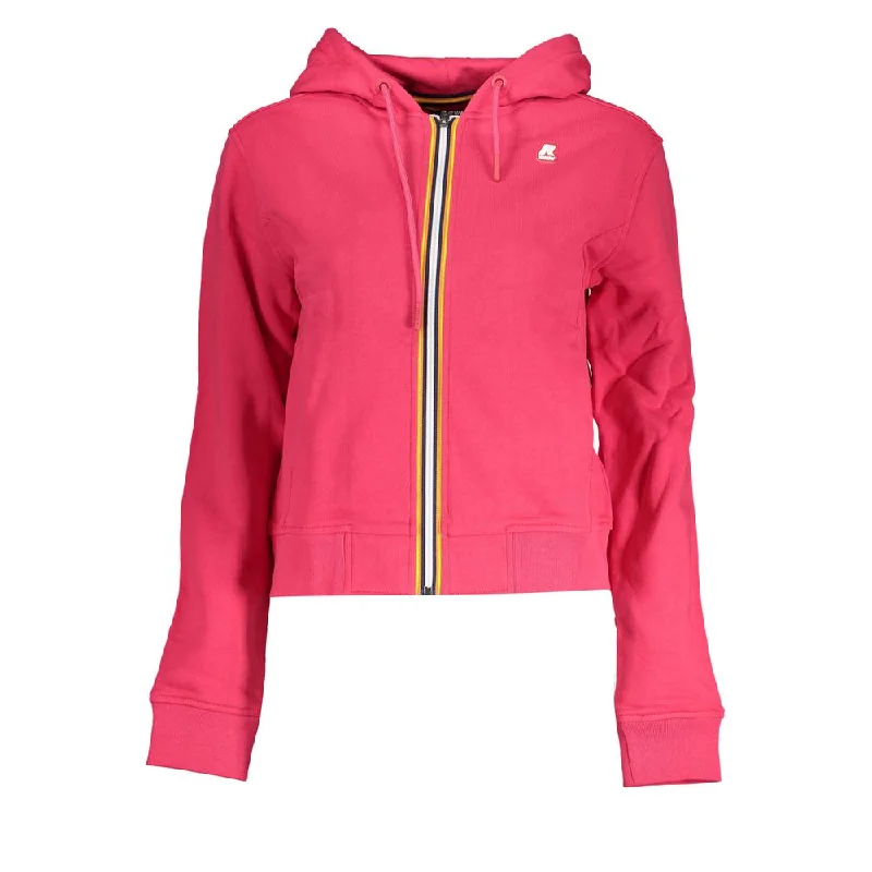 K-WAY Chic  Hooded Sweatshirt with Contrast Women's Details