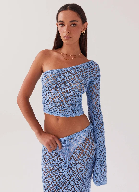 Merliah Crochet Top - Blue