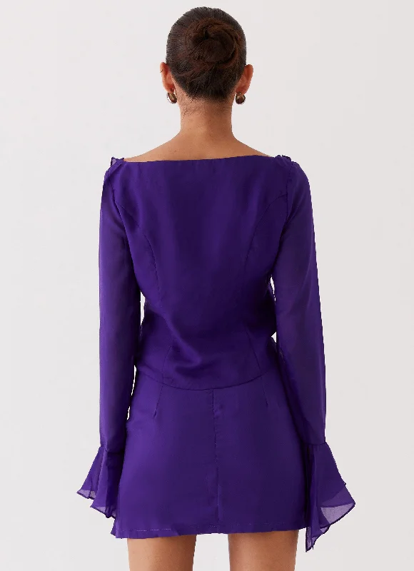 My Favourite Part Blouse - Violet