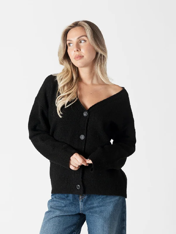 Roman Cardigan - Black