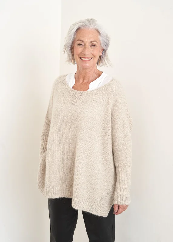 UMA SPARKLE SWEATER - OATMEAL