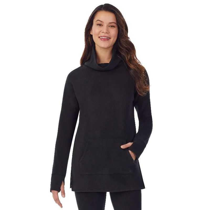 Fleecewear With Stretch Lounge Long Sleeve Tunic