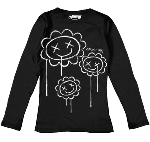 In Bloom (Ghost Version) Women Long Sleeve Tshirt