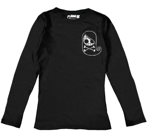 Tokyo Crossbones Logo Women Long Sleeve Tshirt