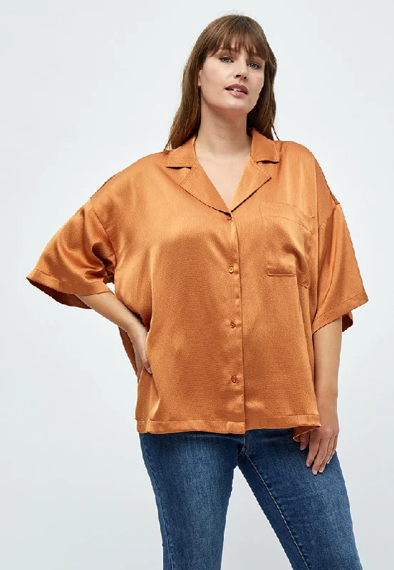 Elotta Shirt Curve - Ermine Brown