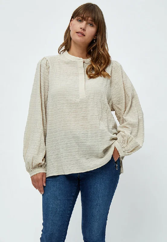 Hawa Lissie Shirt Curve - OYSTER GRAY