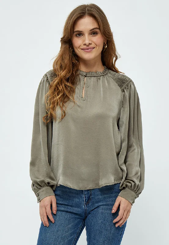 PCHaze Blouse - Winter Twig Sand