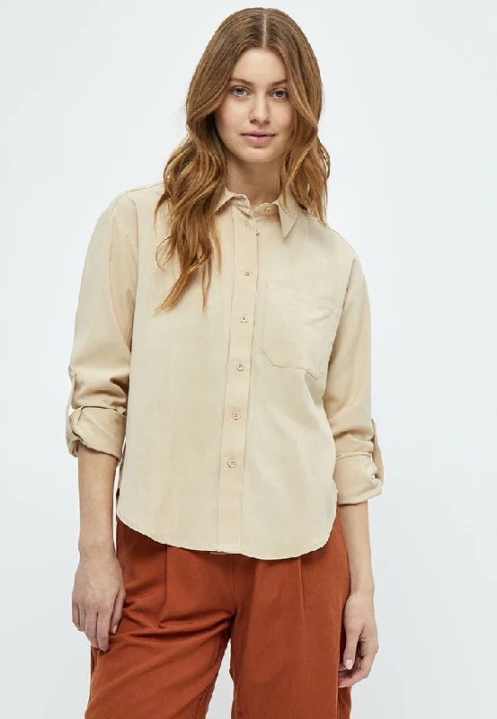 Marniella Long Sleeve Shirt - Warm sand