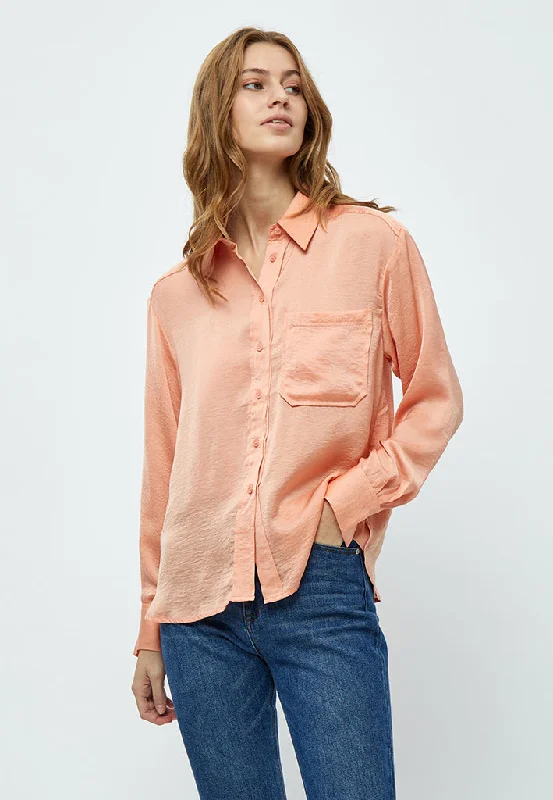 Martina Long Sleeve Shirt - Canyon Sunset Peach