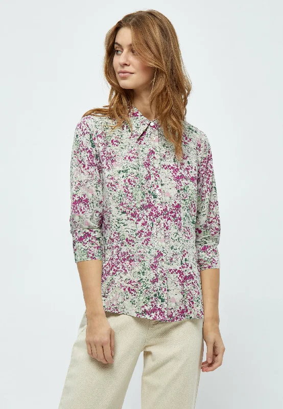 Marva Shirt - Green Mint Print