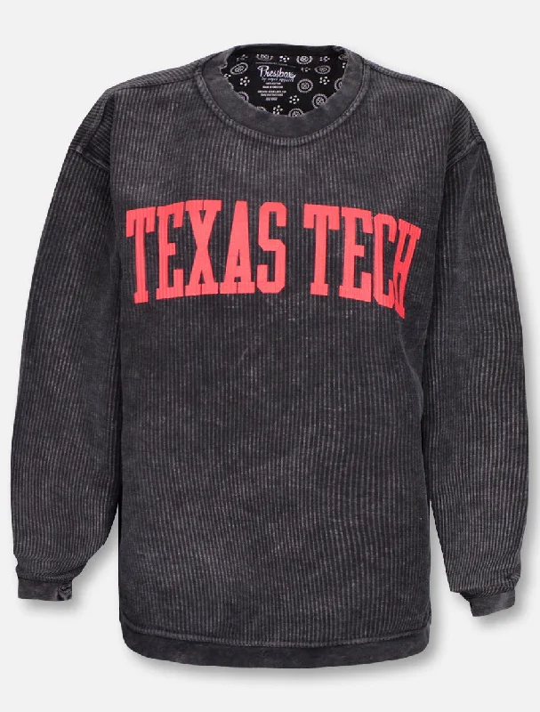 Pressbox Texas Tech Red Raiders ""Campus"" Corduroy Long Sleeve Tee