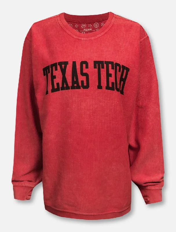 Pressbox Texas Tech Red Raiders ""Campus"" Corduroy Long Sleeve Tee