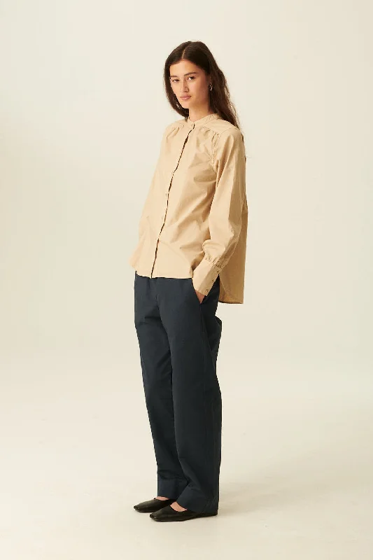 SABINE GARMENT DYED POPLIN - BEIGE