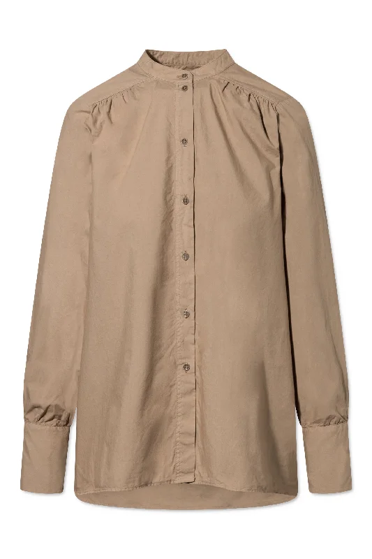 SABINE SHIRT LIGHT BROWN