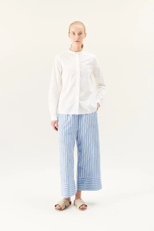 SOFIE GARMENT DYED POPLIN - WHITE