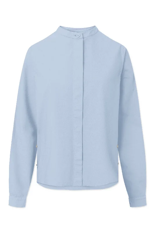 SOFIE GMTD GARMENT DYED POPLIN - LIGHT BLUE