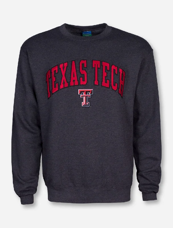 Tackle Twill Texas Tech Arch Over Double T Sweatshirt