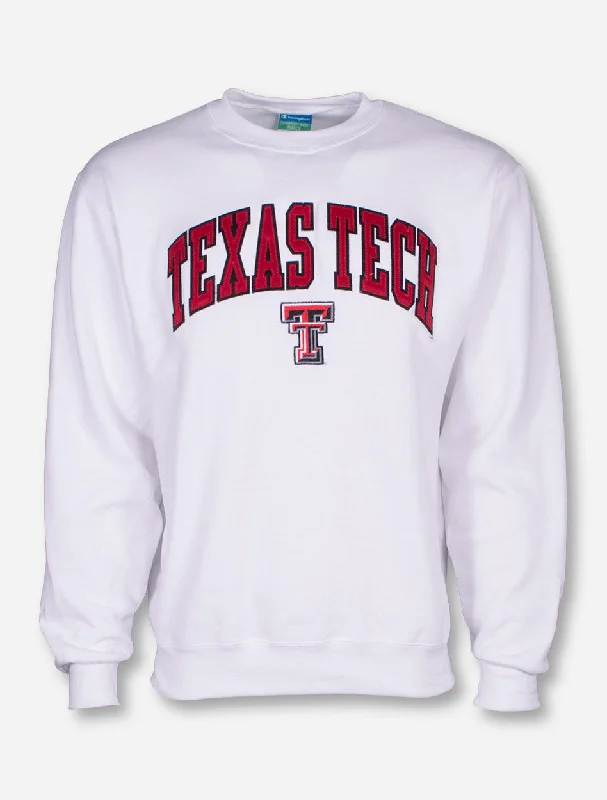 Tackle Twill Texas Tech Arch Over Double T Sweatshirt